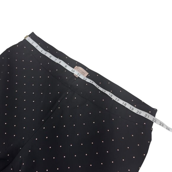 Philosophy Womens Polka Dot Pants SZ 3X Black/Metallic Dot Pattern - Picture 5 of 11
